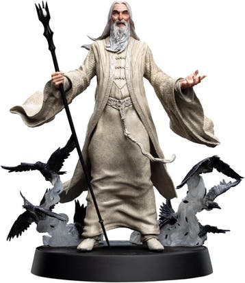 Lord of the Rings Saruman | 26cm PVC | Tweedekansje, Ophalen of Verzenden, Zo goed als nieuw, Fantasy