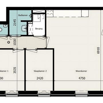 Appartement in Leeuwarden gevonden voor €1245,- pm, Huizen en Kamers, Leeuwarden, Direct bij eigenaar, Friesland, Appartement