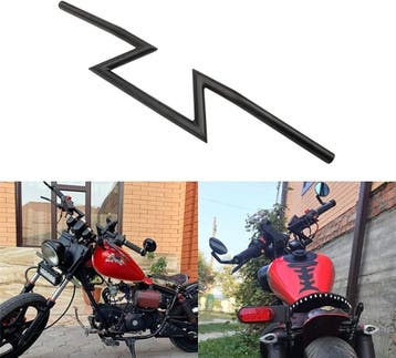 Drag Bar Stuur Zwart | Universeel | Tweedekansje OP=OP, Motoren, Ophalen of Verzenden, Gebruikt