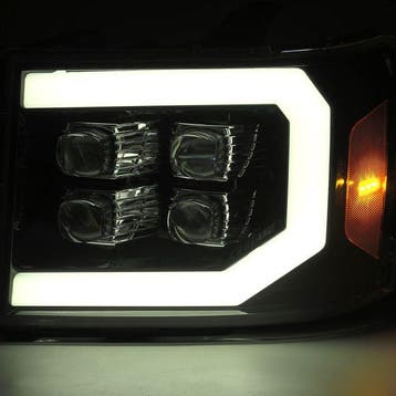AlphaRex 07-13 GMC 1500HD NOVA LED Proj Headlight Plank, Ophalen of Verzenden, Nieuw