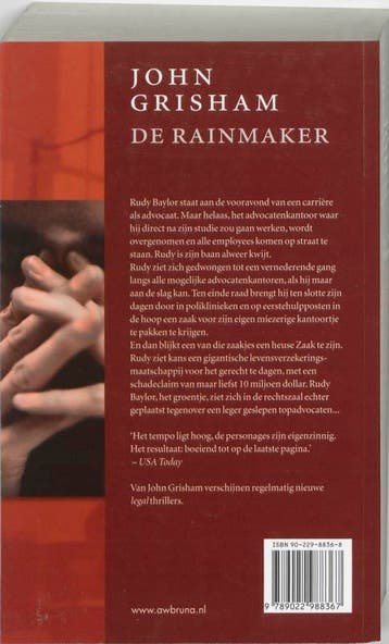 De rainmaker 9789022988367 John Grisham, Verzenden, Gelezen, John Grisham