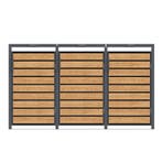Container ombouw 3 klikos | Houtlook Antraciet | Nieuw, Tuin en Terras, Bergingen en Tuinkasten, Ophalen of Verzenden, Nieuw, Metaal