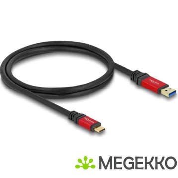DeLOCK 80617 USB-kabel 1 m USB 3.2 Gen 2 (3.1 Gen 2) USB A, Verzenden, Nieuw