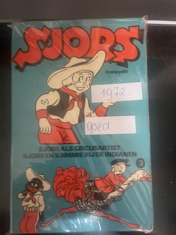 Sjors als circusartist + Sjors en Sjimmie bij de indianen, Verzenden, Nieuw