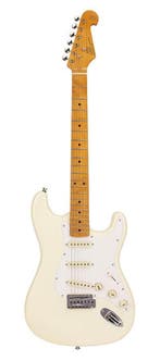 SX SST57VWH Stratocaster Model | Music Department, Muziek en Instrumenten, Snaarinstrumenten | Gitaren | Elektrisch, Ophalen of Verzenden