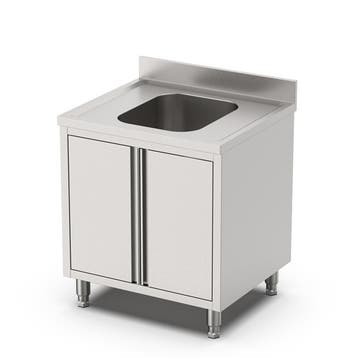 HCB Spoeltafel - klapdeur - 70 cm - RVS, Verzenden, Nieuw in verpakking, Overige typen