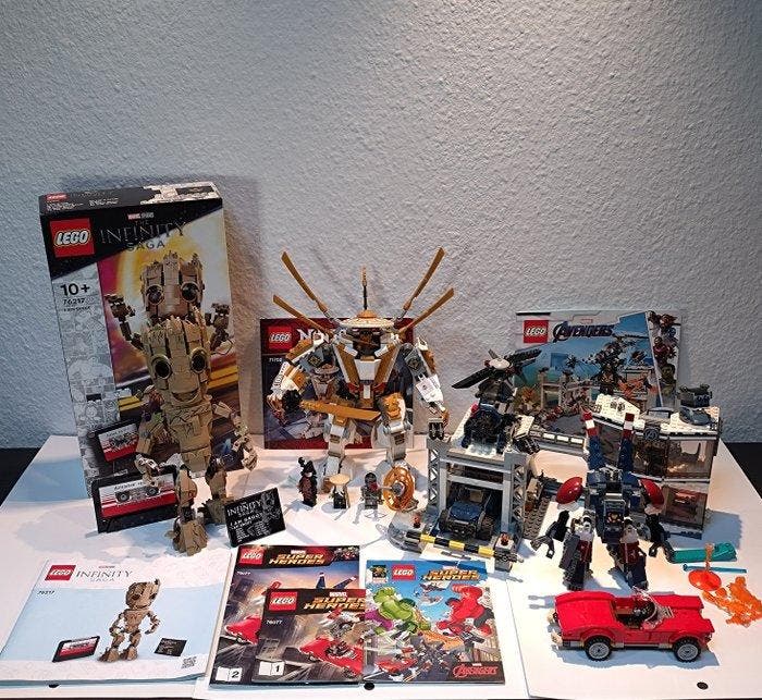Lego Set - Marvel, Ninjago - 76217-71702-76131-76044, Kinderen en Baby's, Speelgoed | Duplo en Lego