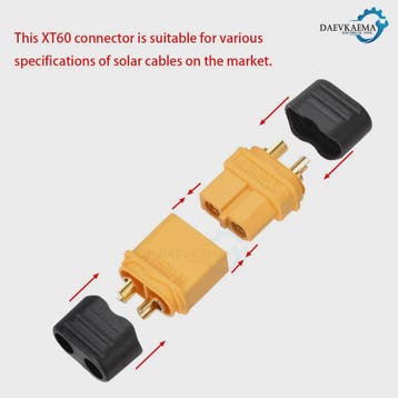 XT60H Connectoren Set (Male/Female) met Beschermhoes - 3-12, Verzenden, Nieuw
