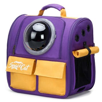 Space Cat Paars - Katten Rugzak - Huisdieren Draagtas - Klei, Verzamelen, Verzenden, Nieuw