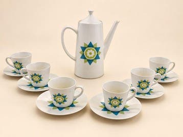 Epiag - Drinkservies (13) - Porselein - Flower Power- Magvam