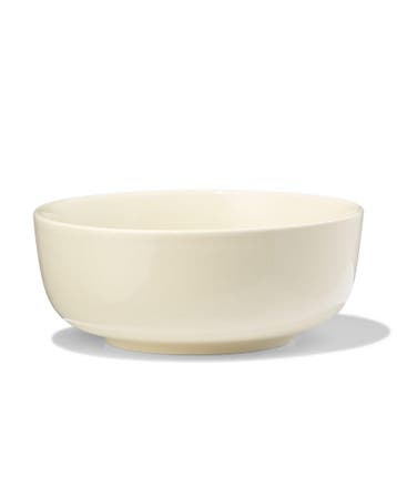 HEMA Kom Ø15cm Knap new bone china geel, Verzenden, Nieuw