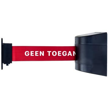 Muursysteem bedrukt lint - Afzetpalen, Ophalen of Verzenden, Nieuw in verpakking, Overige typen
