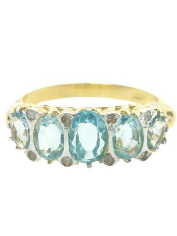 Zonder minimumprijs - Ring - 9 kt. Zilver, Geel goud, Nieuw