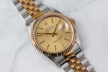 Rolex datejust 36 - 16233 - 1993 - recent onderhouden, Staal, Gebruikt, Polshorloge, Ophalen of Verzenden
