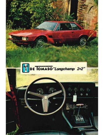 DE TOMASO LONGCHAMP 2+2 ANSICHTKAART, Nieuw, Author