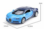 Bugatti chiron schaalmodel 1:36 blauw, Ophalen of Verzenden, Nieuw