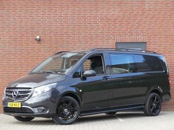 Zakelijke Lease |  Mercedes-Benz Vito 114 CDI Extra Lang 4X4, Automaat, Gebruikt, Euro 6, Zwart