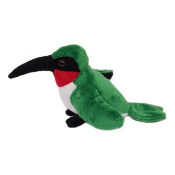 Kolibri knuffel vogel - pluche - groen - 13 cm, Verzenden, Nieuw