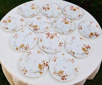 Limoges - Eetservies voor 12 (12) - Porselein