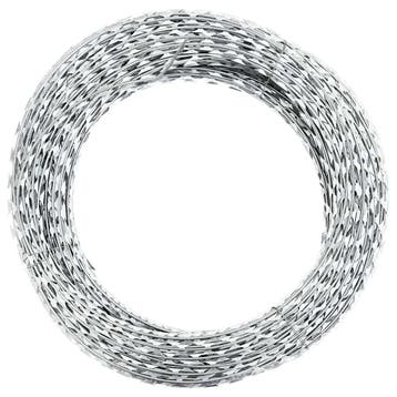 vidaXL Scheermesprikkeldraad concertina 100 m gegalvaniseerd, Verzenden, Nieuw