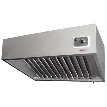 Afzuigkap | Schuin Model | Incl. Motor | 1500m³/u | Regelaar, Verzenden, Nieuw in verpakking