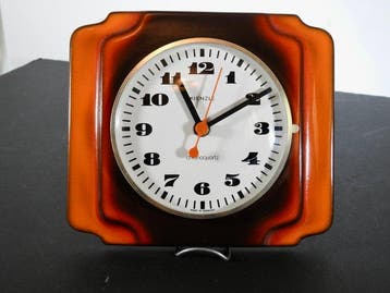Klok - Kienzle - Vintage Keramiek - 1960-1970 - wandklok -, Antiek en Kunst