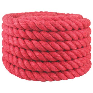 vidaXL Jute Touw 40 mm Rood 100% Tossa jute, Verzenden, Nieuw