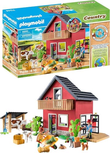 Boerderij Speelset met Tractor | Laatste Stuk!, Ophalen of Verzenden, Zo goed als nieuw, Complete set