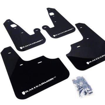 Rally Armor 07-17 Mitsubishi Lancer Black UR Mud Flap w/, Ophalen of Verzenden, Nieuw