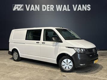 Volkswagen Transporter 2.0 TDI 150pk 4Motion L2H1 Dubbele Ca, Gebruikt, Volkswagen, Wit, Leder