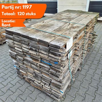 Partij Eiken planken 2000-2100-2300x160x27-30mm Windgedroogd, Ophalen of Verzenden, Nieuw