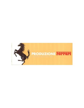 1977 FERRARI PRODUZIONE BROCHURE 146/77, Nieuw, Ferrari, Author