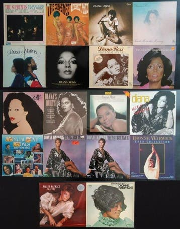 Diana Ross, Supremes, Dionne Warwick - 18 x albums - Diverse, Nieuw in verpakking