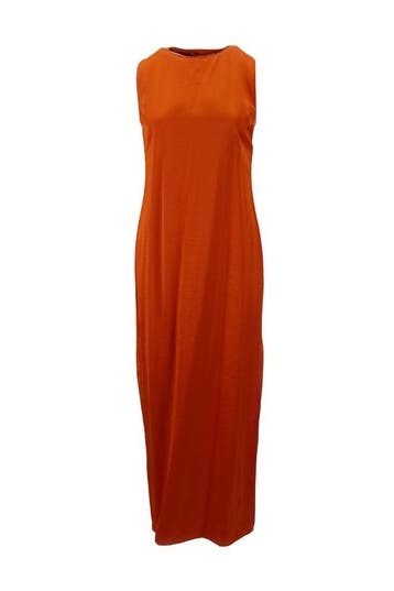 Samsoe Samsoe Jurk in maat S Oranje, Samsoe Samsoe, Verzenden, Zo goed als nieuw, Overige kleuren
