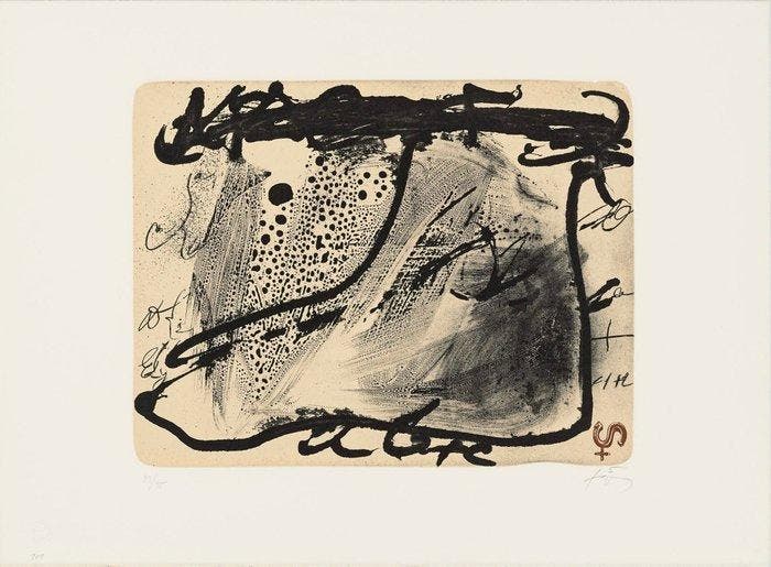 Antoni Tapies (1923-2012) - Eperon, Antiek en Kunst, Antiek | Overige Antiek
