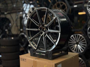 AREON HP1 20 Inch Hyper Black Velgen | 5x112 | Rondom Set, Ophalen of Verzenden, Nieuw, Velg(en)