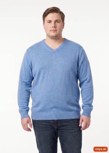 Human Nature Truien Heren maat XL Blauw Vintage, Ophalen of Verzenden, Nieuw