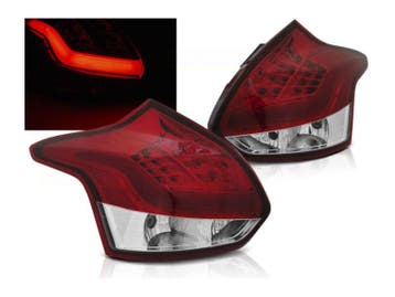 LED bar achterlicht units Red White geschikt voor Ford Focus, Verzenden, Nieuw, Ford
