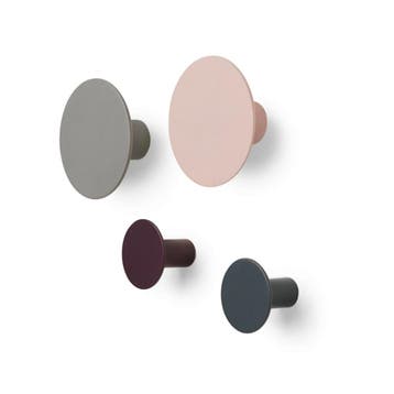 Blomus Muurhaken Set 4 Stuks Ponto Polysteen, Ophalen of Verzenden, Nieuw