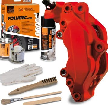 Foliatec Remklauwlakset – racing rosso mat – 3 Componenten, Verzenden
