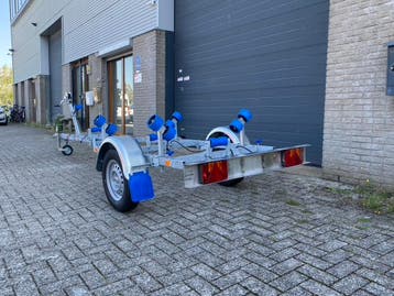 Ongeremde boottrailers va.€ 1049,- incl.btw! Optie elek.lier, Watersport en Boten, Ophalen, Minder dan 1500 kg, Sloepentrailer