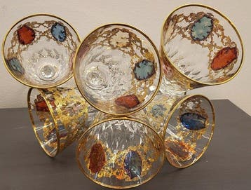 ISMIE LUX - Drinkservies (6) - Simpelweg de allerbeste, Antiek en Kunst