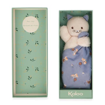 Kaloo knuffeldoek kat lila - duurza van €15,99 voor €14,39, Ophalen of Verzenden, Nieuw