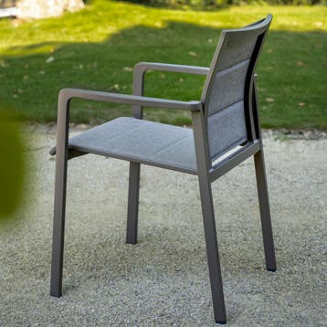 Cortina stapelbare dining tuinstoel antraciet Taste 4SO, Ophalen of Verzenden, Nieuw