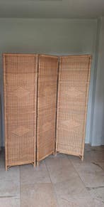 Kamerscherm - Rotan - Bamboe - Roomdevider, Nieuw