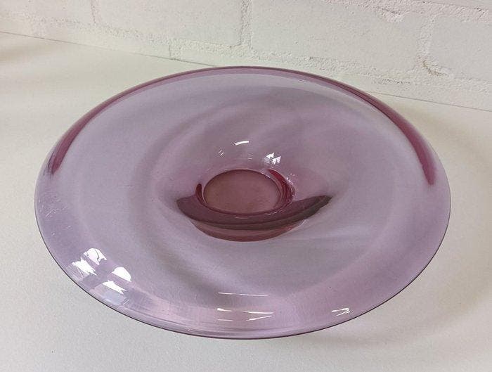 Glasfabriek Leerdam, (attr.) - Schaal - Glas, Antiek en Kunst, Antiek | Glas en Kristal