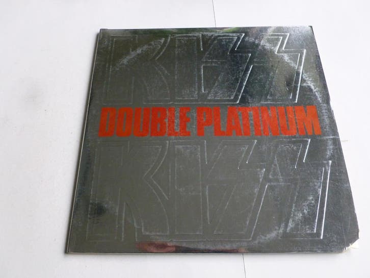Kiss - Double Platinum (2 LP) USA, Cd's en Dvd's, Vinyl | Hardrock en Metal, Zo goed als nieuw, Ophalen of Verzenden