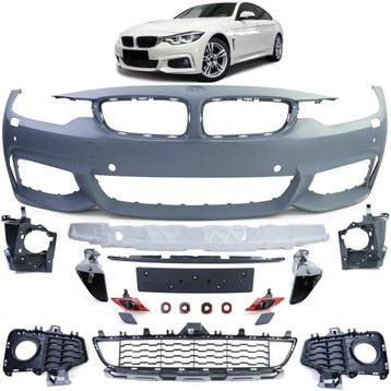 Sportlook M-Pakket Voorbumper BMW 4 Serie F32 F33 F36 B2400, Nieuw, Voor, BMW, Bumper
