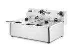 Hendi Friteuse – 2x 6L | 12L | 230v | 550x430x(h)305mm, Ophalen of Verzenden, Nieuw in verpakking