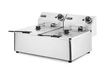 Hendi Friteuse – 2x 6L | 12L | 230v | 550x430x(h)305mm, Ophalen of Verzenden, Nieuw in verpakking
